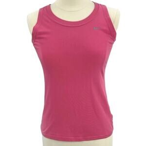 NIKE Pink Cotton Dry-Fit Tank Top Sz.Small